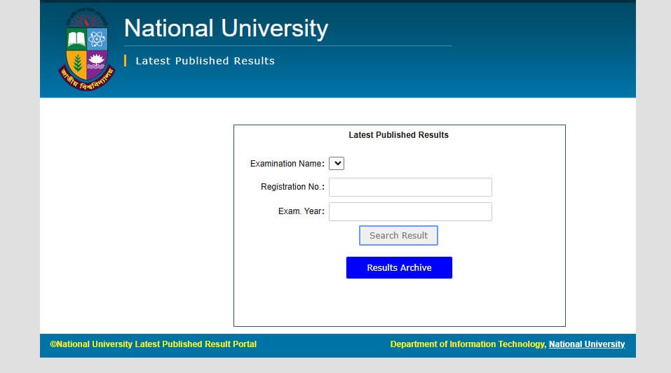 Honours 3rd Year Result 2024