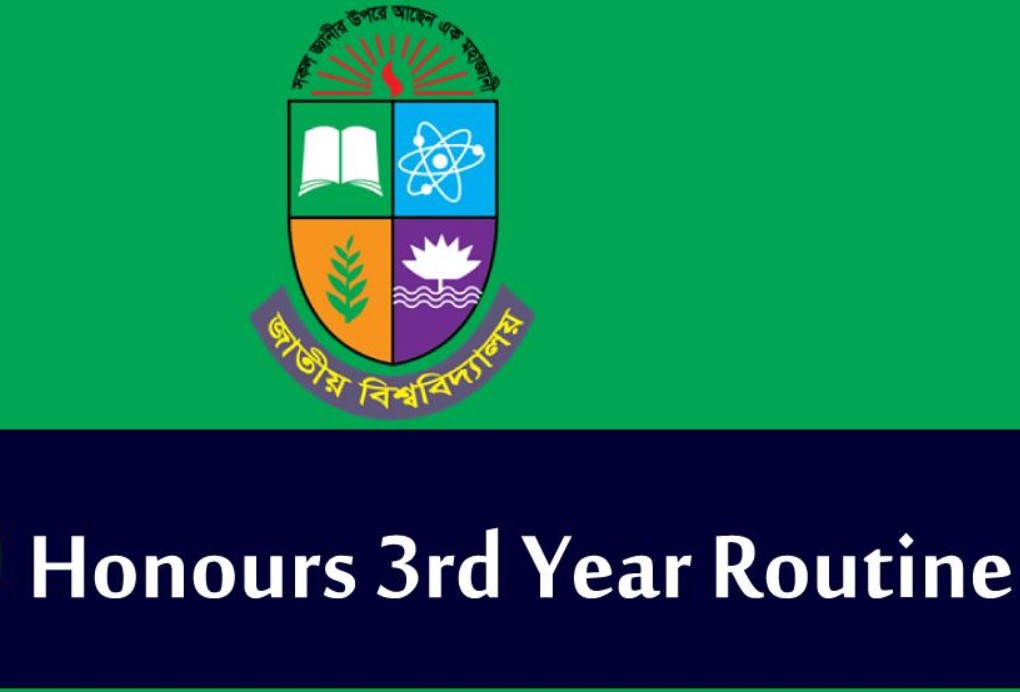 Honours 3rd Year Routine 2024